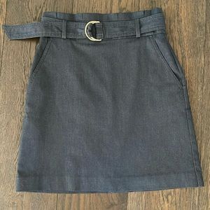 Ann Taylor Dark Blue Denim Skirt Size 0P